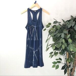 Akiko Tie Dye Racerback Silk Dress